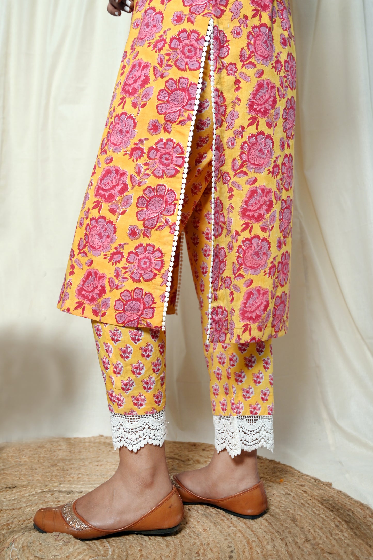 Fabric7 Yellow & Pink Wrap Set